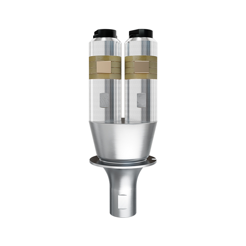 15kHz-4200W 博策超声波换能器 双柱直筒(银黄)